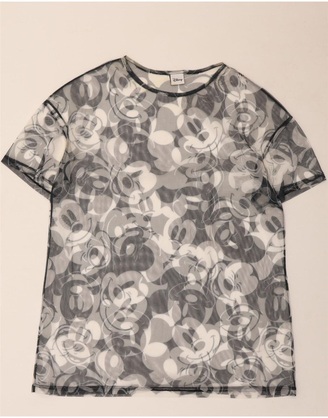 Disney Mens Mickey Mouse Graphic T-Shirt Top Large Grey