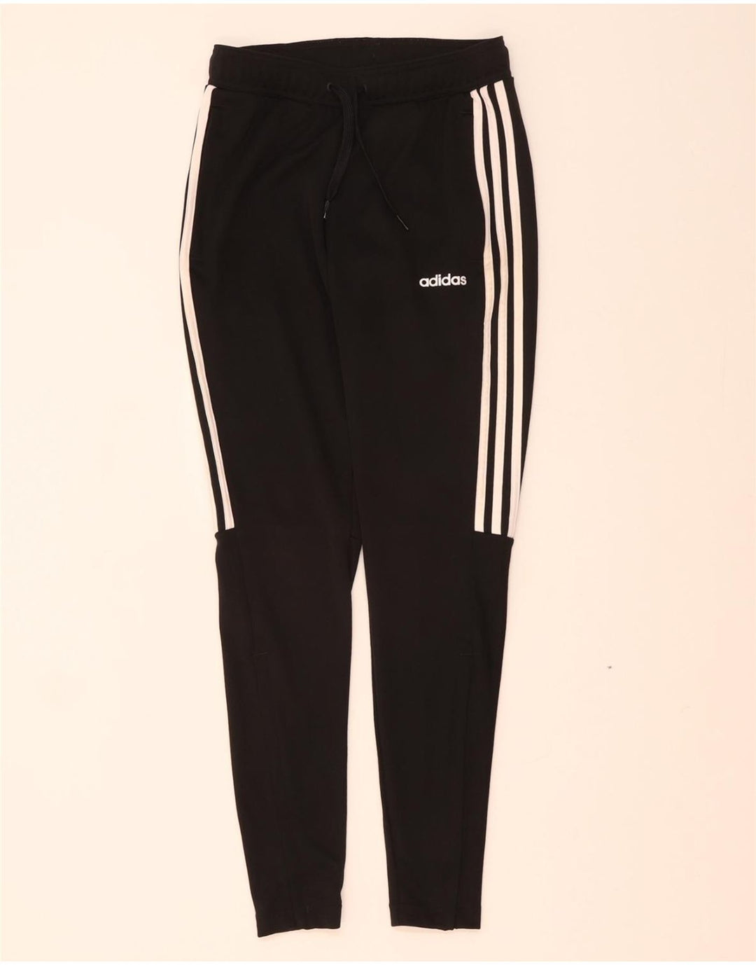 ADIDAS Womens Aeroready Tracksuit Trousers UK 4/6 XS Black Polyester