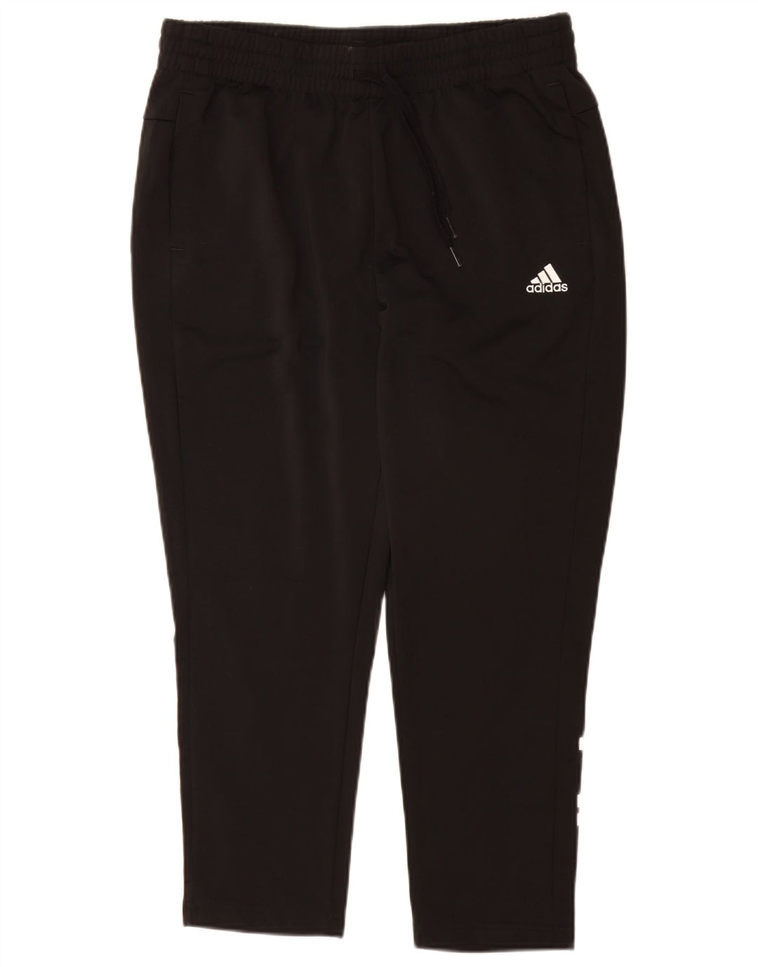 ADIDAS Womens Graphic Tracksuit Trousers UK 16/18 Large  Black Polyester