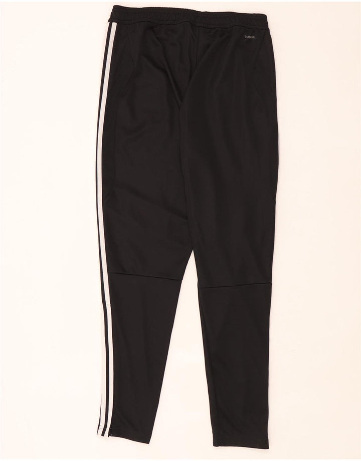 Adidas Mens Tracksuit Trousers Medium Black Polyester
