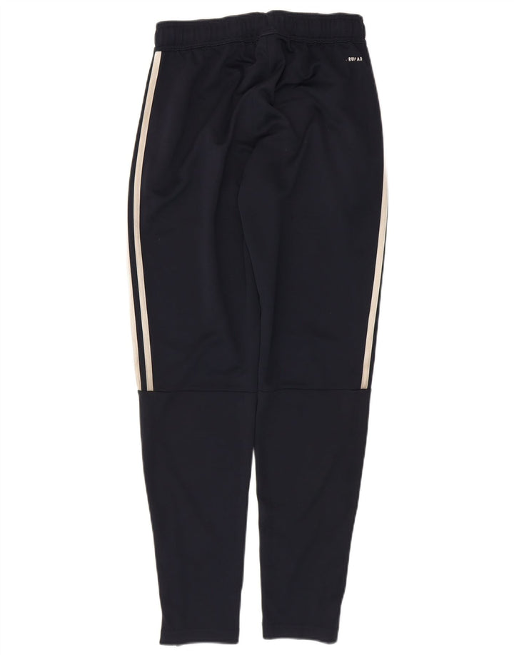 ADIDAS Mens Aeroready Tracksuit Trousers Small  Navy Blue Polyester Vintage Adidas and Second-Hand Adidas from Messina Hembry 