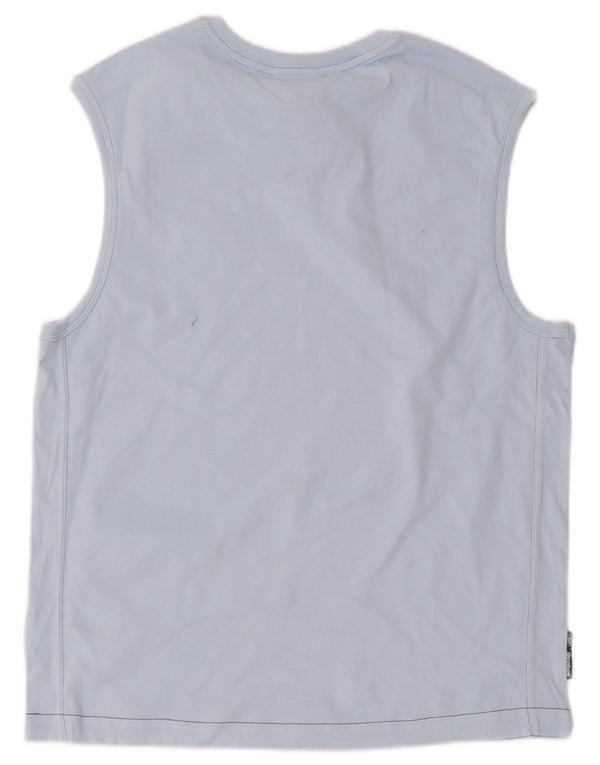 Reebok Mens Vest Top Medium Blue Cotton