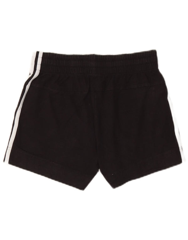Adidas Womens Sport Shorts UK 4/6 XS Black Cotton