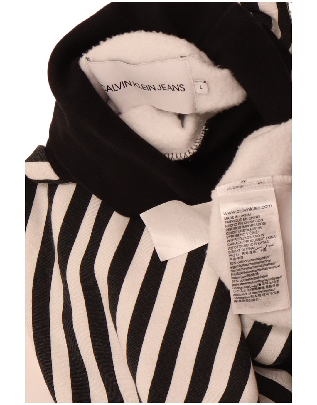 CALVIN KLEIN JEANS Womens Oversized Sweatshirt Jumper UK 14 Large Black