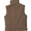 MONSOON Womens Reversible Gilet UK 10 Small Khaki Polyester Vintage Monsoon and Second-Hand Monsoon from Messina Hembry 
