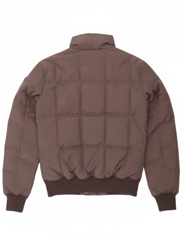 Bomboogie Mens Padded Jacket UK 38 Medium Grey Polyester