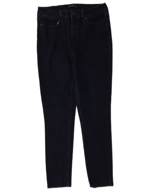 CALVIN KLEIN Womens High Waist Skinny Jeans US 12 Large W32 L28 Navy Blue