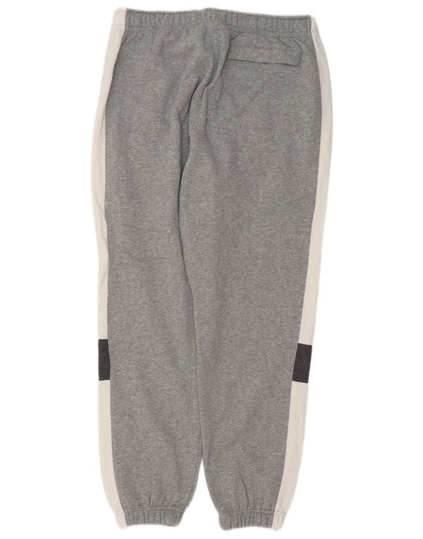 Nike Mens Tracksuit Trousers Joggers Large Grey Colourblock Cotton