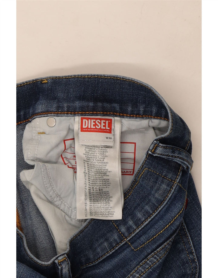 Diesel Mens Slim Jeans W30 L29 Blue Cotton