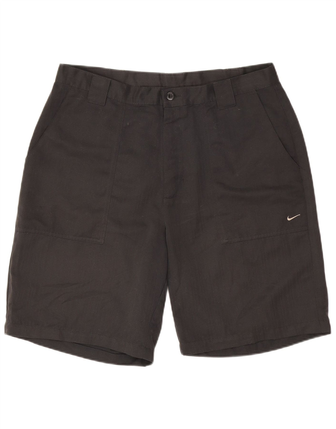 Nike Mens Golf Chino Shorts W36 Large Black Polyester