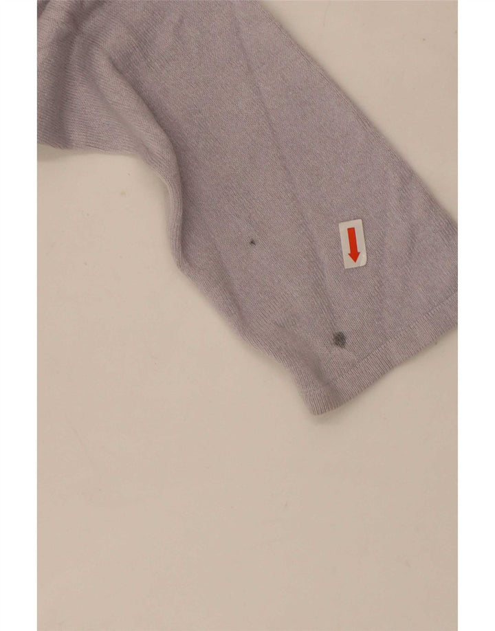 Marks & Spencer Womens Open Cardigan Sweater UK 12 Medium  Grey Acrylic
