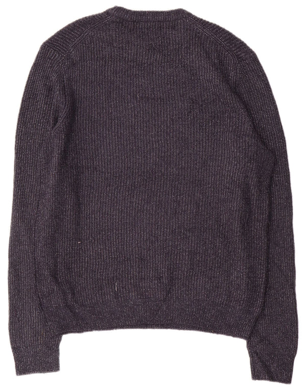 Marks & Spencer Mens Crew Neck Jumper Sweater Medium Navy Blue Flecked