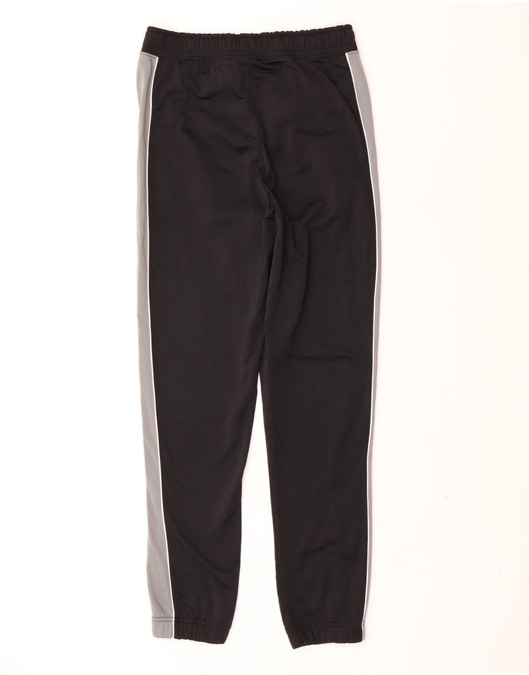 NIKE Mens Tracksuit Trousers Joggers Small  Black Colourblock Polyester