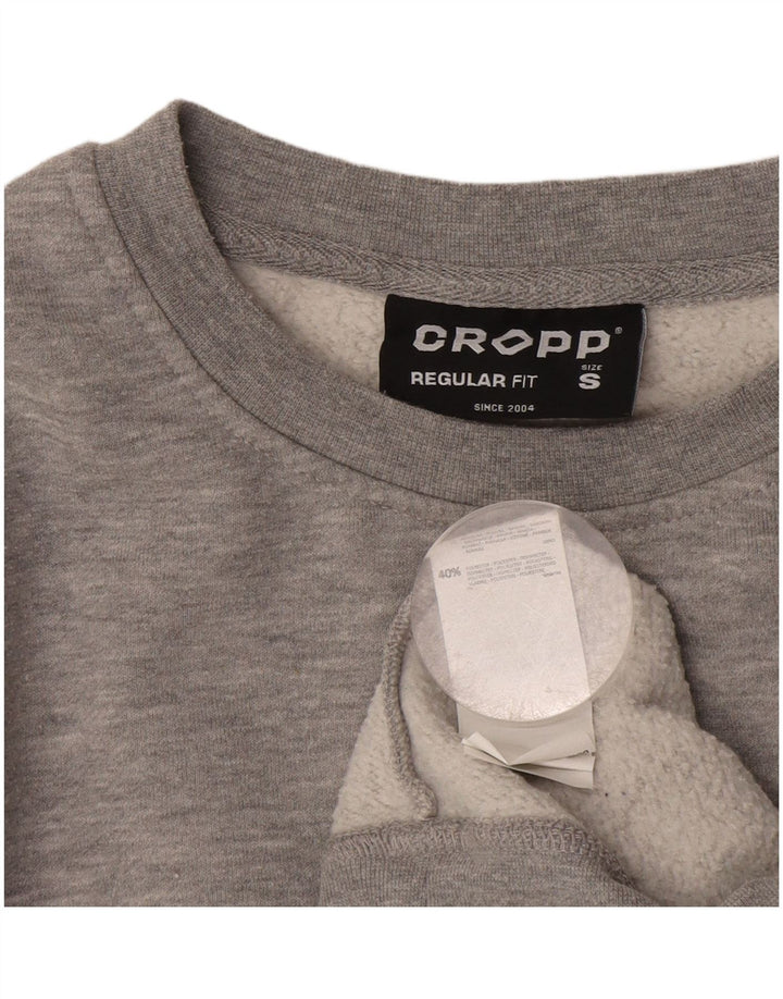 Cropp Mens Graphic Regular Fit Sweatshirt Jumper Small Grey Cotton