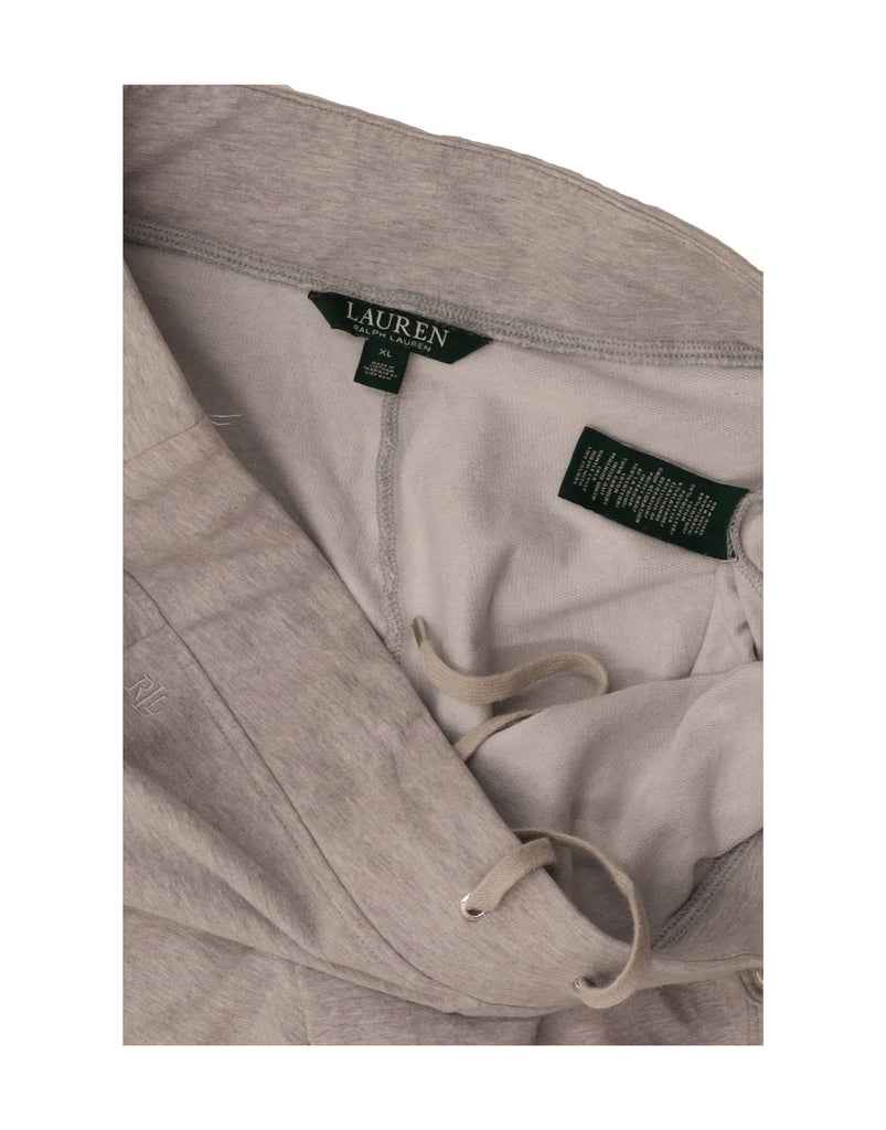 RALPH LAUREN Womens Tracksuit Trousers UK 18 XL  Grey Cotton Vintage Ralph Lauren and Second-Hand Ralph Lauren from Messina Hembry 