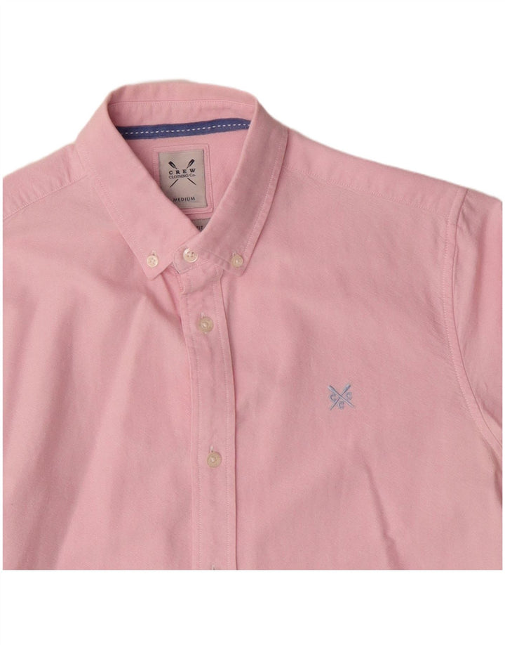 CREW CLOTHING Mens Shirt Medium Pink Cotton