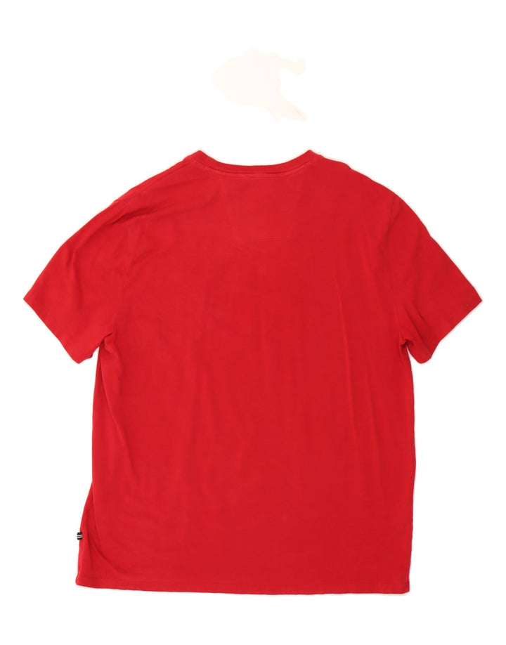 NAUTICA Mens T-Shirt 2XL Red Cotton Vintage Nautica and Second-Hand Nautica from Messina Hembry 