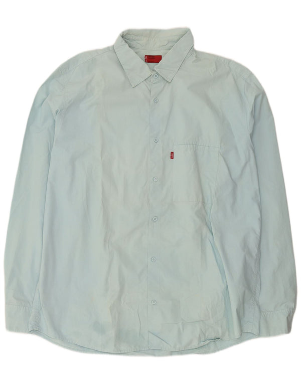 Levi's Mens Shirt 2XL Blue Cotton