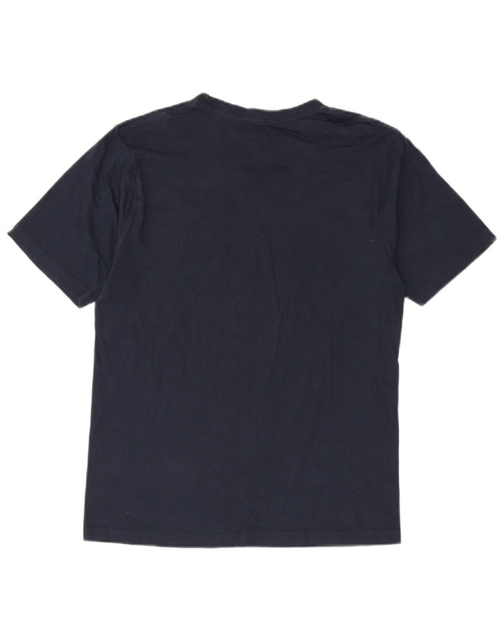 DKNY Mens T-Shirt Top Medium Navy Blue Cotton