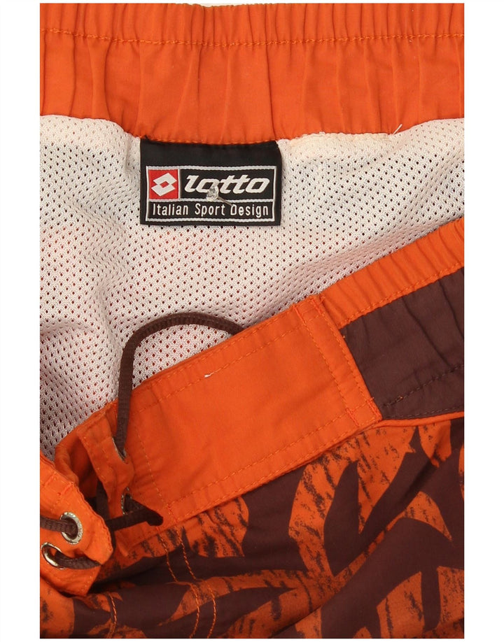 Lotto Mens Swimming Shorts Large  Brown Floral
