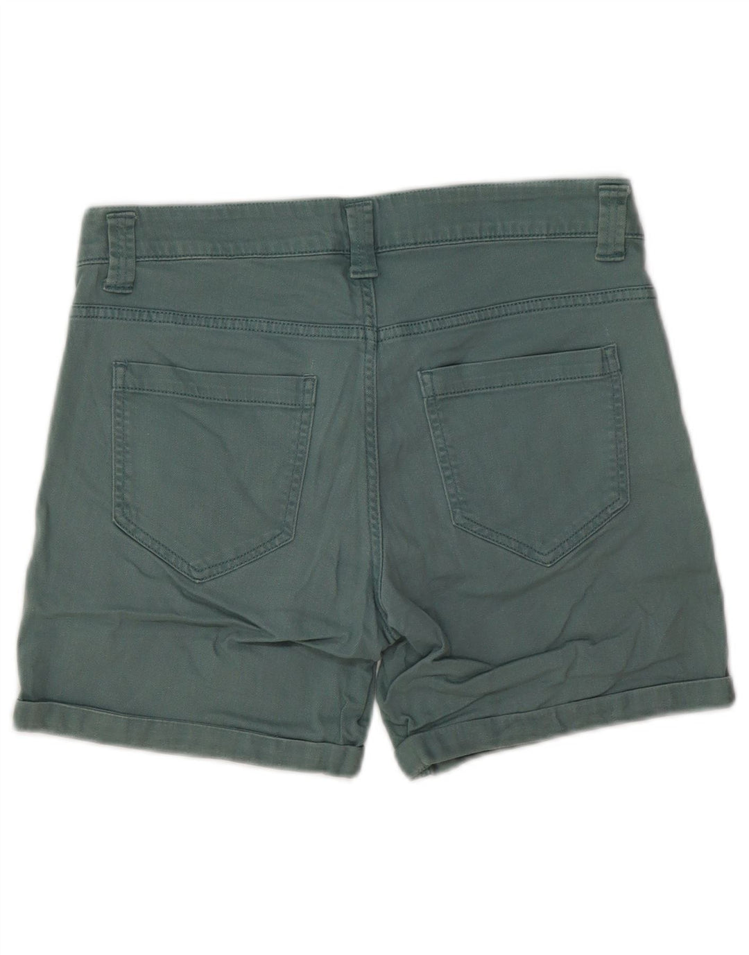 BENETTON Womens Denim Shorts W32 Large Green