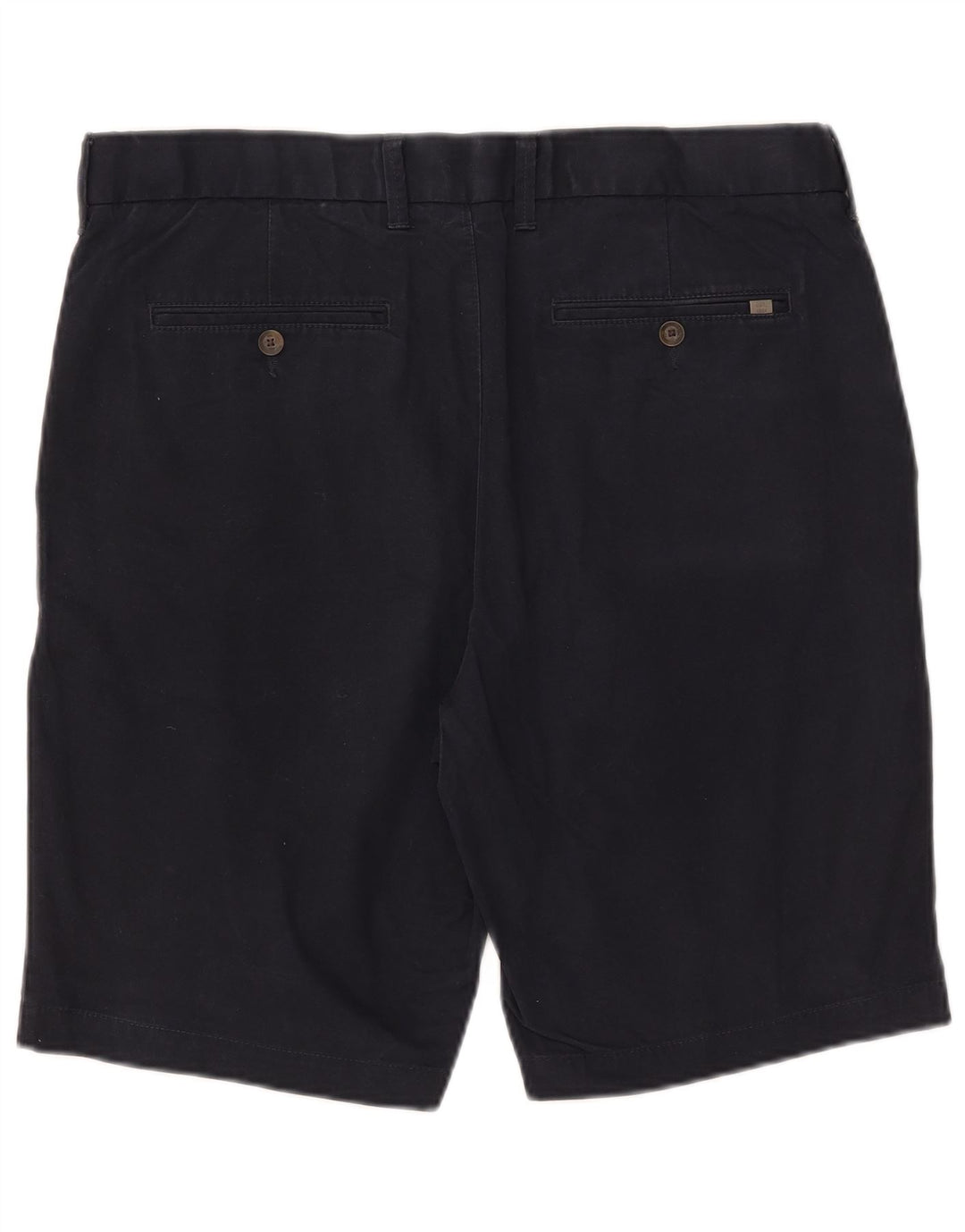 Marks & Spencer Mens Chino Shorts W36 Large Navy Blue Cotton