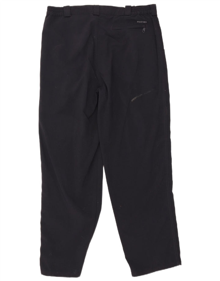 Rohan Mens Pegged Chino Trousers W38 L31 Navy Blue
