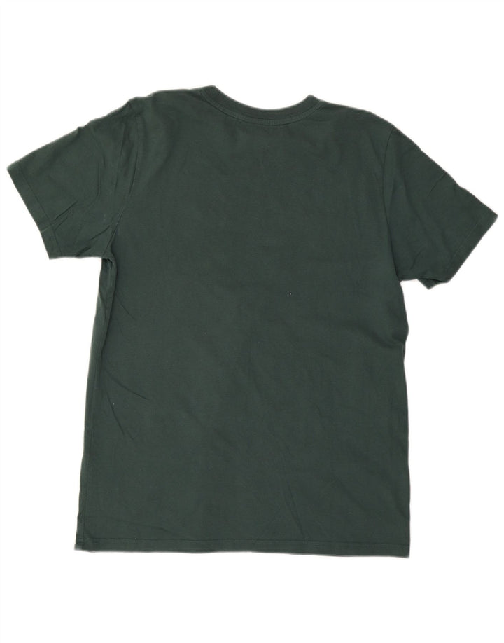 SUPERDRY Mens Vintage Graphic T-Shirt Top Large Green Cotton