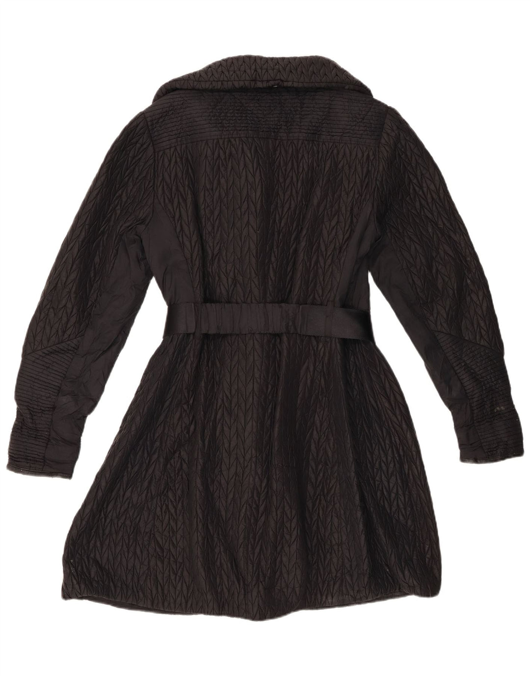 Karen Millen Womens Padded Coat UK 12 Medium Black Polyamide