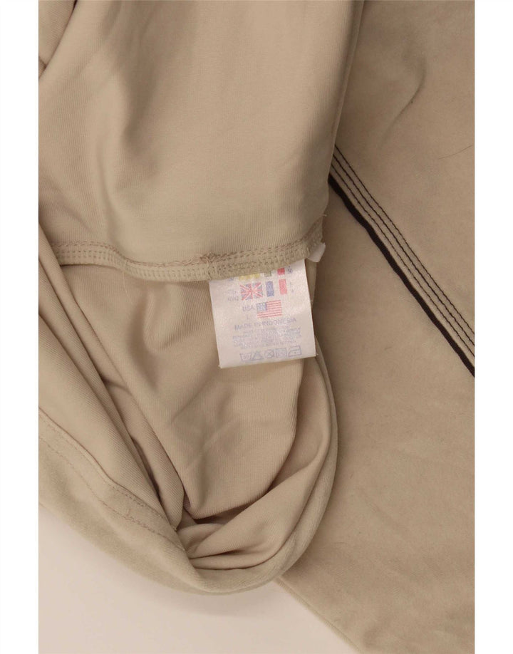 Lotto Mens Tracksuit Top Jacket UK 40/42 Large Beige Polyester