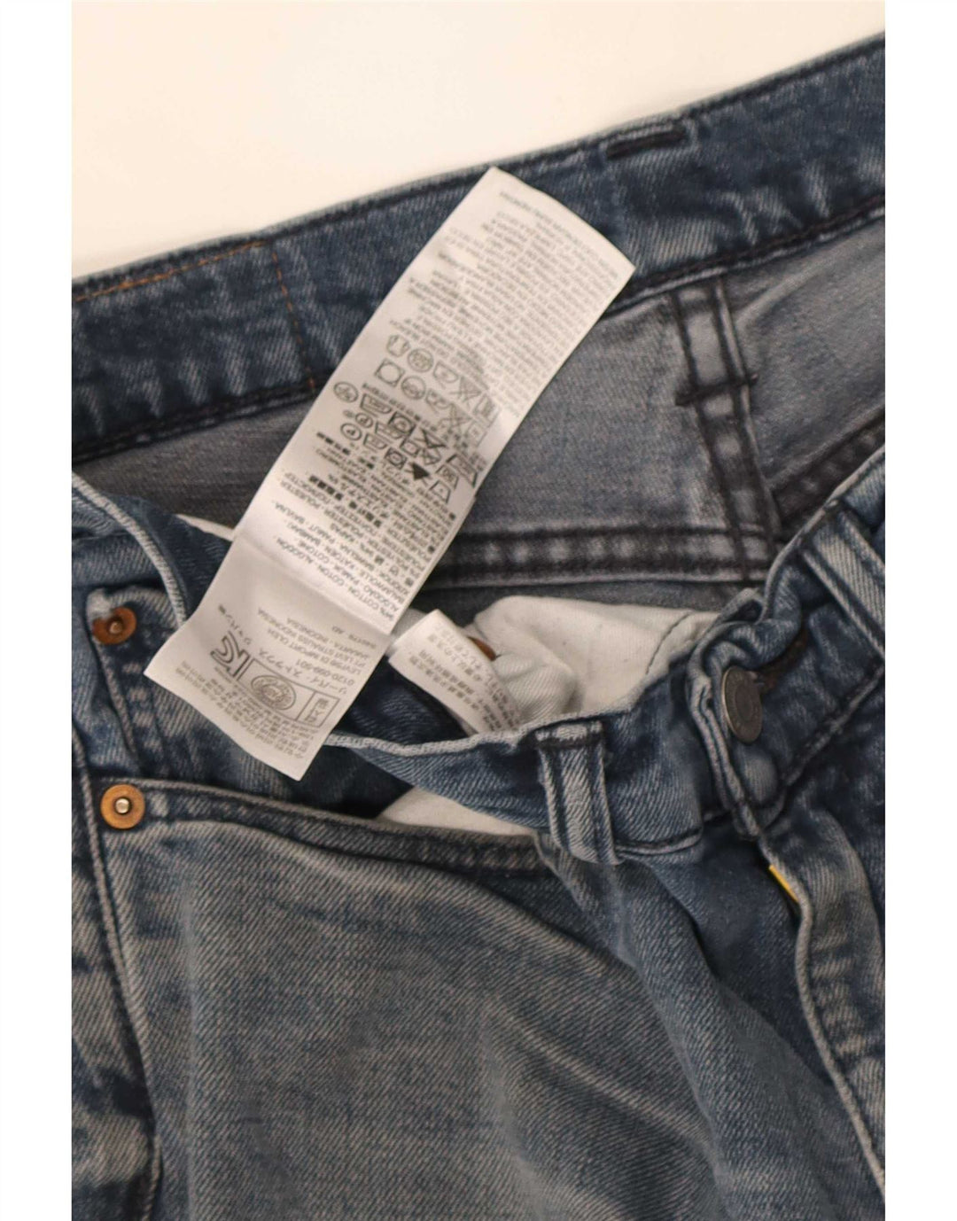 Levi's Mens Slim Jeans W32 L32 Blue Cotton