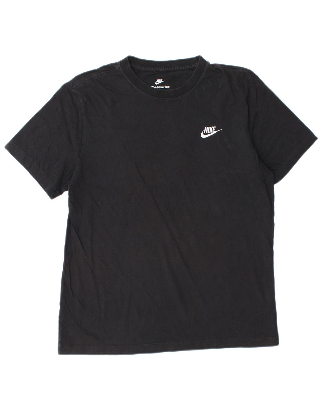 NIKE Mens T-Shirt Top Medium Black