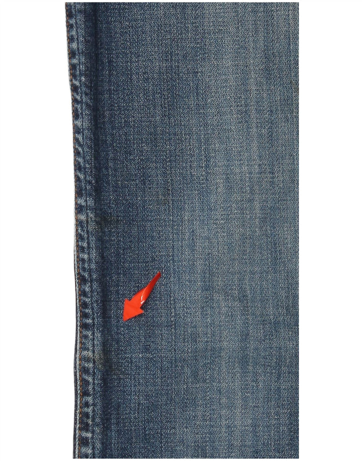 WRANGLER Mens Texas Straight Jeans W32 L30 Blue Cotton