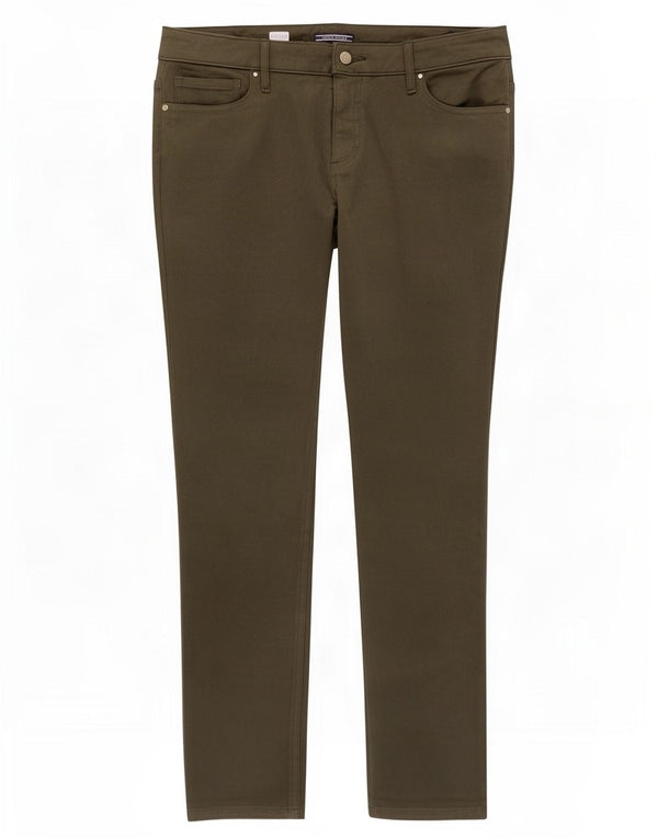 Tommy Hilfiger Womens Skinny Casual Trousers US 12 Large W34 L31 Khaki
