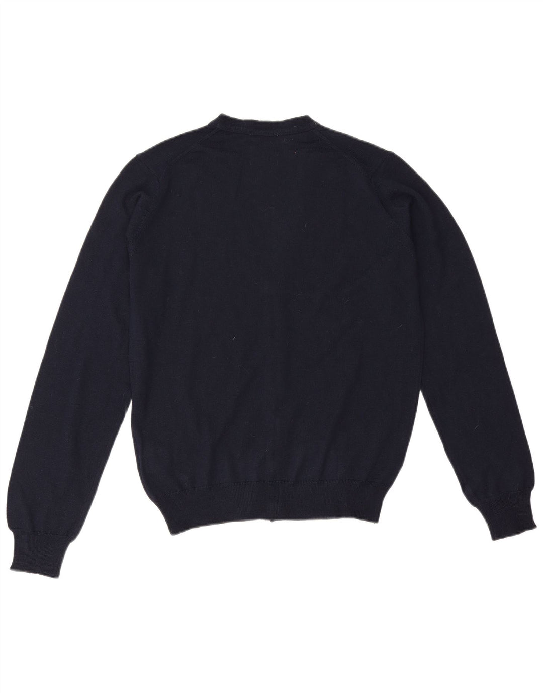 Rifle Mens Cardigan Sweater Small Navy Blue Acrylic