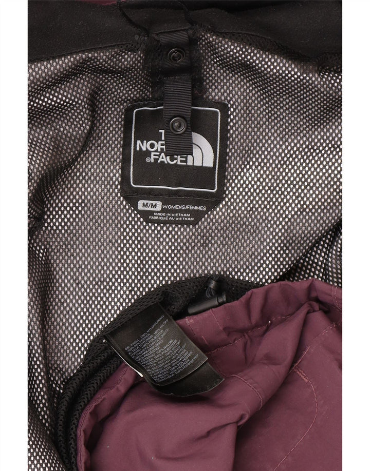 The North Face Womens Hooded Rain Jacket UK 14 Medium Purple Nylon