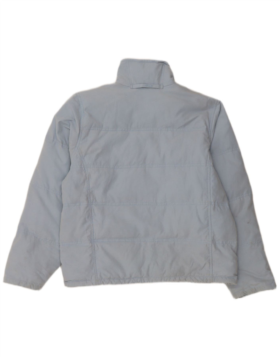 MUSTO Womens Padded Jacket UK 14 Large Blue Nylon