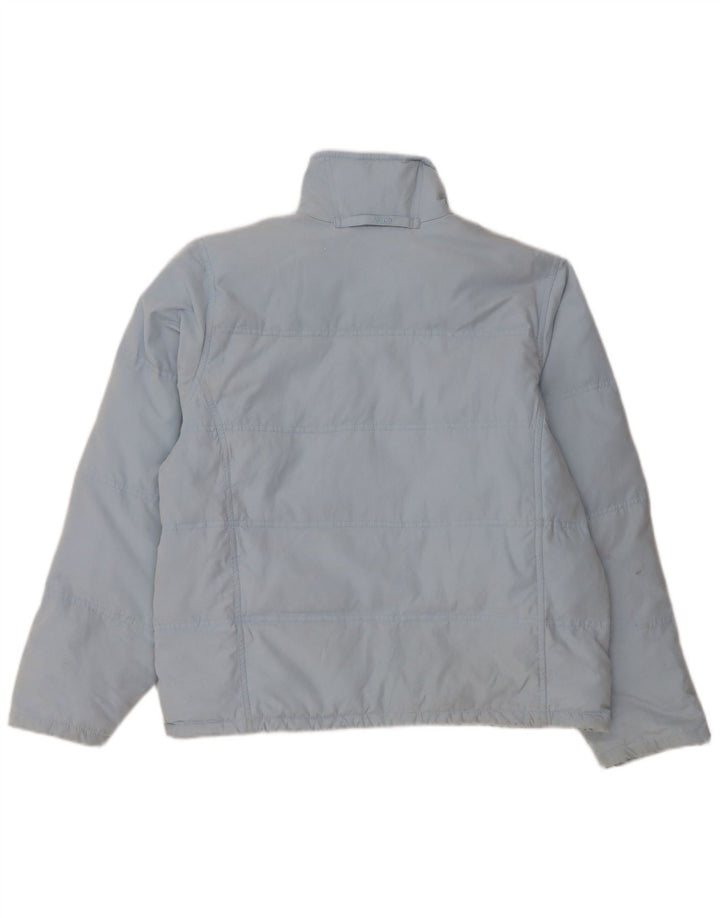 MUSTO Womens Padded Jacket UK 14 Large Blue Nylon