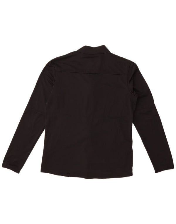 Nike Mens Dri Fit Tracksuit Top Jacket Medium Black Polyester