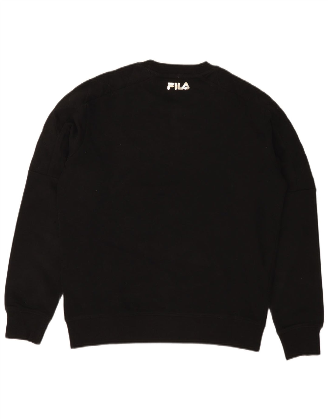 FILA Mens Sweatshirt Jumper XS Black Cotton