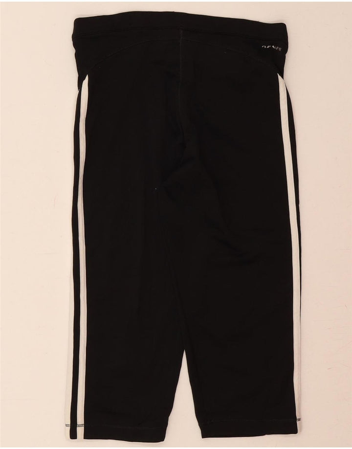 ADIDAS Girls Climalite Leggings 13-14 Years  Black Polyester Vintage Adidas and Second-Hand Adidas from Messina Hembry 