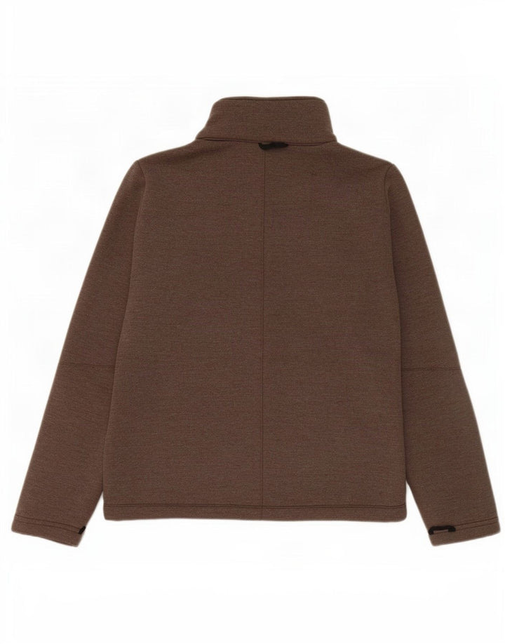 Jack Wolfskin Womens Liner Tracksuit Top Jacket UK 12/14 Medium Brown