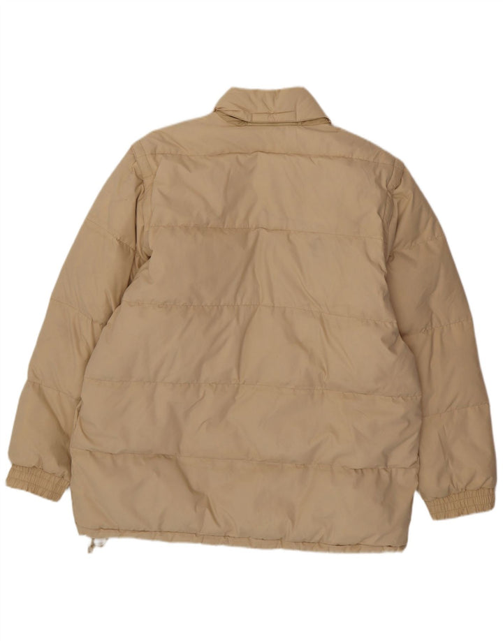 SERGIO TACCHINI Mens Padded Coat UK 44 2XL Beige Polyester
