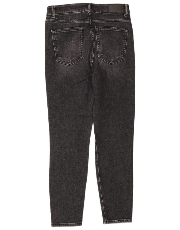 Zara Womens High Rise Skinny Jeans EU 40 Medium W30 L28 Grey