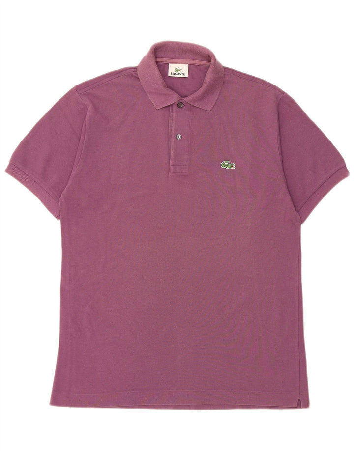 Lacoste Mens Polo Shirt Size 3 Small Purple Cotton