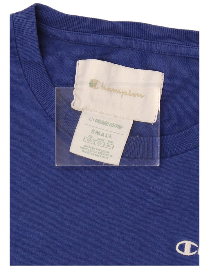 CHAMPION Mens T-Shirt Top Small Navy Blue