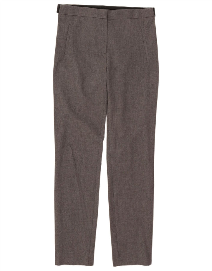 Zara Womens Slim Suit Trousers Medium W28 L27 Grey Polyester