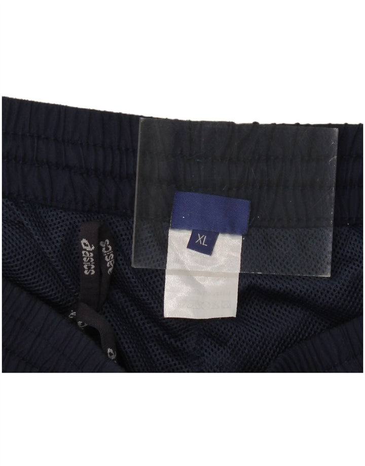 ASICS Mens Tracksuit Trousers XL Navy Blue
