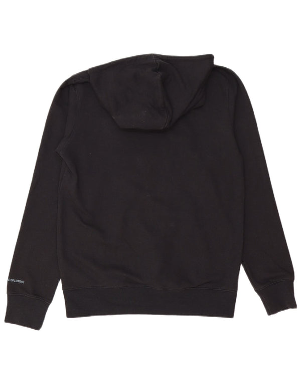 THE NORTH FACE Mens Graphic Hoodie Jumper Small Black Cotton