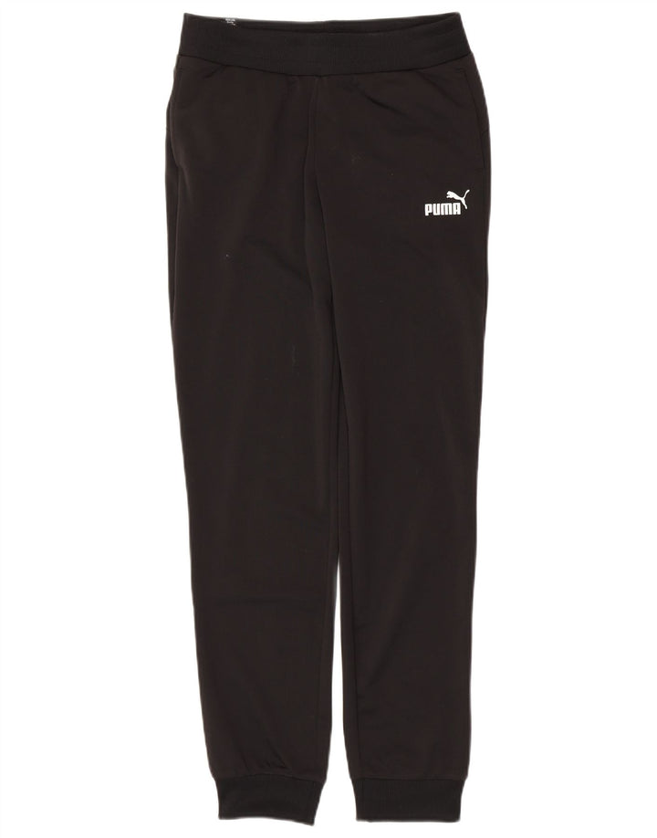 PUMA Mens Tracksuit Trousers Joggers XS Black Polyester